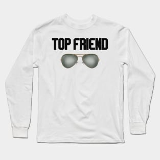 top friend glasses Long Sleeve T-Shirt